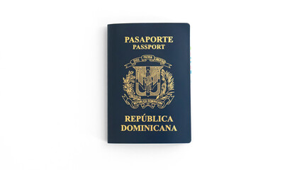 Dominican Republic Passport on a white background