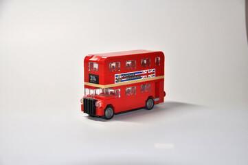 Autobús londinense de juguete
