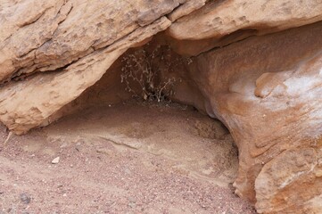 The desert valley near Eilat, South Israel