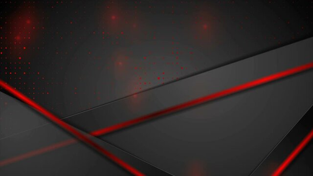 Dark red and black corporate abstract motion background. Video animation Ultra HD 4K 3840x2160