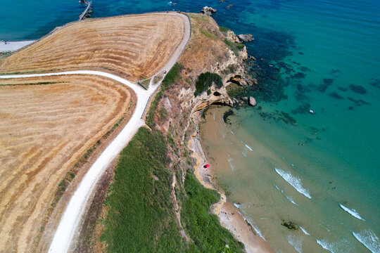 The Punta Aderci Nature Reserve was established in 1998. It offers one of the most beautiful stretches of coast in Abruzzo and Italy with traditional fishing platform Trabocchi. Italy Vasto 