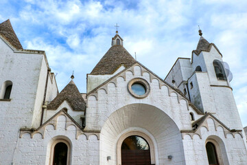 Trullo Church of Saint Anthony of Padua in Alberobello, Puglia, Italy - UNESCO World Heritage