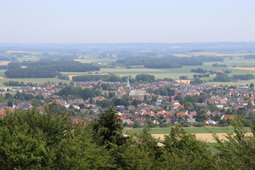Das Dorf Wellingholzhausen im Osnabrücker Land, Niedersachsen