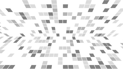 Pixel perspective. Vector abstract illustration. Screen saver, background.