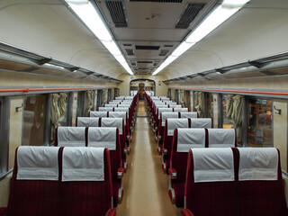 Fototapeta premium seat in a train