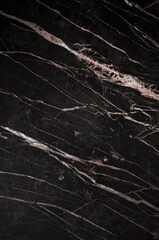 Marble texture with black and white pattern. Luxury stone surface background