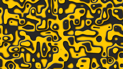 Layered topographic map. Fractal form background.