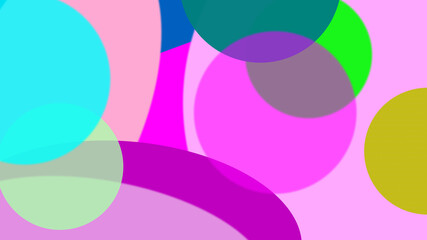 Abstract image with circular shapes. Subtle smooth, soft lilac background. ELEGANT line illustration. Cheerful geometric elements and flamboyant fund. Luscious color contrast.