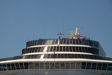 Cruise ship docked at Sydney Harbour, Australia