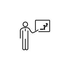 Question icons symbol vector elements for infographic web