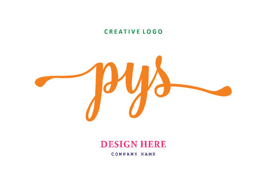 PYS lettering logo is simple, easy to understand and authoritative