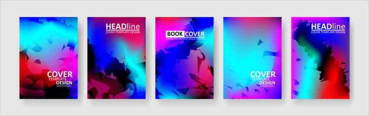 Naklejka na ściany i meble abstract background with gradient color. Applicable for design cover, presentation, invitation, flyer, annual report, poster and business card, desing packaging - Vector