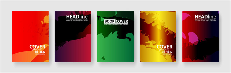 abstract background with gradient color. Applicable for design cover, presentation, invitation, flyer, annual report, poster and business card, desing packaging - Vector