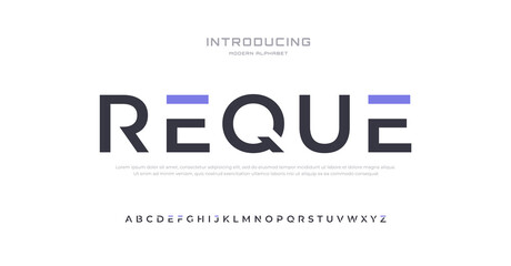 Future modern alphabet font. Typography urban style fonts for sport, technology, digital, movie logo design