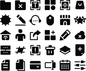 Media Icons User Interface 32 px Solid, line, and gradient style.