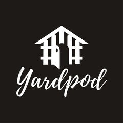 Yardpod illustration design vector for hedgerow logo