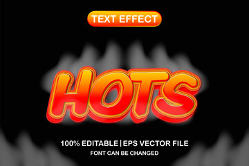 hots 3d editable text effect