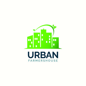 urban farmhouse logo design concept.