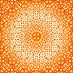 Geometric vector pattern with yellow and white gradient. simple ornament for wallpapers and backgrounds.