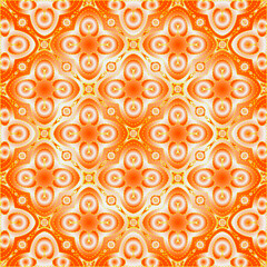 Geometric vector pattern with yellow and white gradient. simple ornament for wallpapers and backgrounds.