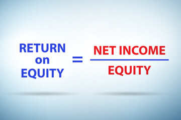 Financial concept of return on equity