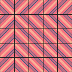 Abstract Geometric Pattern generative computational art illustration