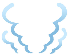 もくもく水蒸気