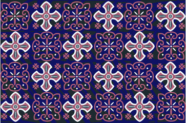 Indonesian batik motifs with very distinctive patterns. exclusive backgrounds. Vector Eps 10