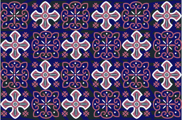 Indonesian batik motifs with very distinctive patterns. exclusive backgrounds. Vector Eps 10