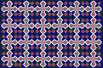 Indonesian batik motifs with very distinctive patterns. exclusive backgrounds. Vector Eps 10