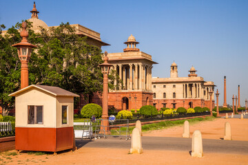 North Block of the President House in Delhi