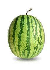 Watermelon isolate on white background with clipping path.   