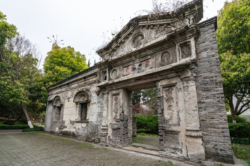 Street view of Wenzhou European-style architecture historical site