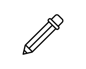 Pencil line icon
