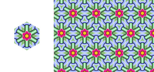 Korean traditional decorative patterns of temples.