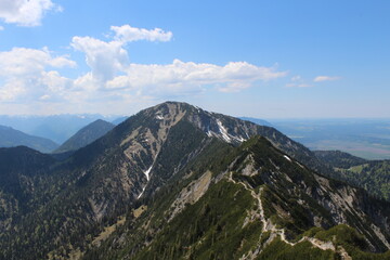 Obraz premium Bergpanorama in den Alpen im Sommer