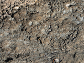 texture of a rough stone floor