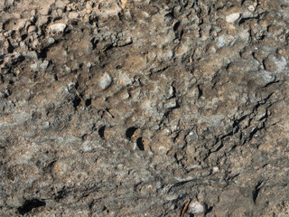 texture of a rough stone floor