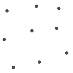 Vector seamless pattern dots small polka is black