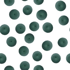 Wondrous pattern with Very dark desaturated cyan Polka Dots