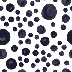 Wondrous Seamless pattern Dots Polka is Very dark blue color