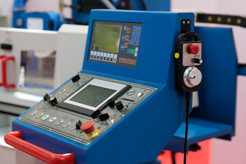 CNC machine operator control panel and CNC pendant