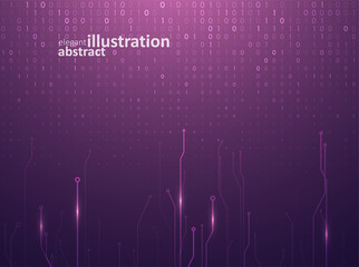 Obraz premium Abstract futuristic circuit board background