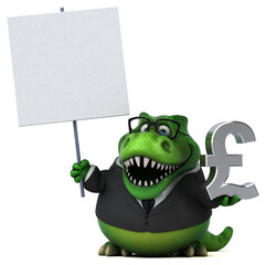 Fun trex - 3D Illustration © Julien Tromeur