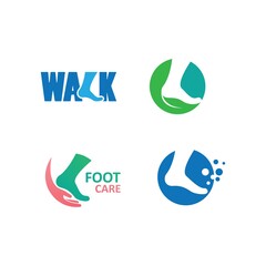 Foot care ilustration