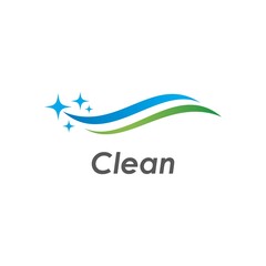 Obraz premium Cleaning logo and symbol