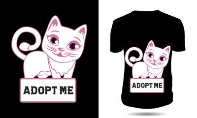 Adopt me cat tshirt design