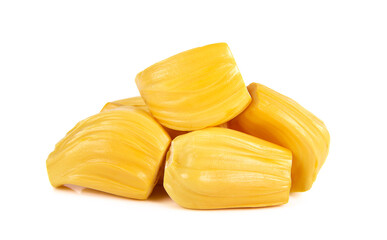 Ripe Jackfruit isolated on white background
