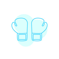 Illustration Vector graphic of boxing icon template
