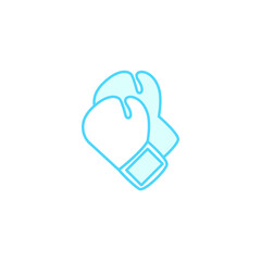 Illustration Vector graphic of boxing icon template